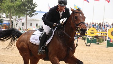 Johannes Ehning with home win in Saturday's main class in Mannheim