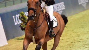 Nadia Taryam wins the UAE showjumping championships