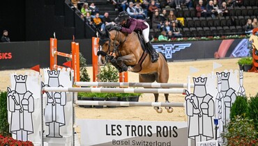 Penelope Leprevost and Texas open the 2023-edition of Longines CHI Classics Basel with a win in the Prize of Grand Hotel Les Trois Rois Basel