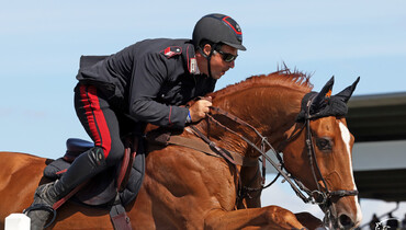 Back-to-back wins for Emanuele Gaudiano at Al Shira'aa International Horse Show
