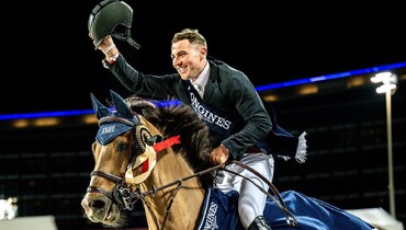 Joe Whitaker and Hulahupe JR win the CSI4*-W 1.55m Al Shira’aa Longines Diamond Tour FEI Jumping World Cup Grand Prix 2023