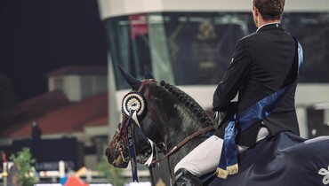 Kristaps Neretnieks with a one-two finish at the CSIO5* President of the UAE Showjumping Cup in Abu Dhabi