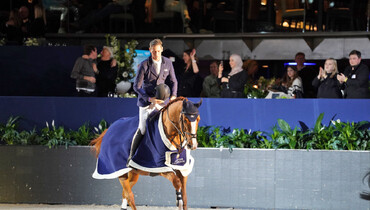 Daniel Deusser and Bingo Ste Hermelle best in the CSI5*-W 1.50m Telegraaf Prize at Jumping Amsterdam 2023
