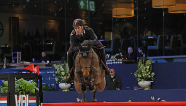 Emanuele Gaudiano and Chaccobeto top the CSI5*-W Provincie Noord-Holland Prize at Jumping Amsterdam 2023
