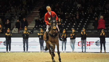 Christina and Pius Schwizer take the top honours in CSI5*-W 1.45m Prix GSF at Jumping International de Bordeaux 2023