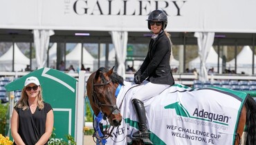 Ashlee Bond is best with Donatello 141 in CSI5* WEF Challenge Cup round 7