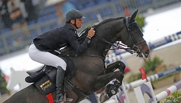 Marco Kutscher and Cornet's Cristallo win Friday's 1.50 class in Shanghai