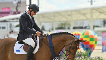 I Adermie R 4 gives Aaron Vale wings in the $40,000 1.45m CSI3* Speed