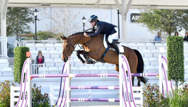 Aaron Vale earns second consecutive win with I Adermie R 4 in the $40,000 1.45m CSI3* Two Phase Special