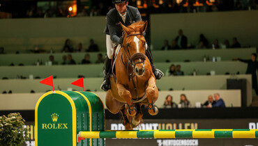 Julien Epaillard and Dubai du Cedre best in the CSI5* 1.45m Borek Prize at The Dutch Masters 2023