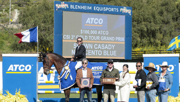 Shawn Casady and NKH Cento Blue finish at the top in $100,000 CSI3* ATCO Gold Tour Grand Prix