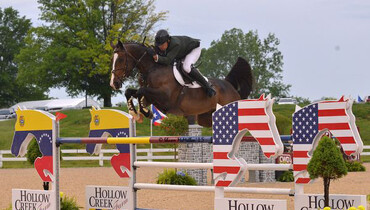 Déjà vu for Vale and Quidam's Good Luck, winning Hollow Creek Farms Grand Prix at Kentucky Spring Classic