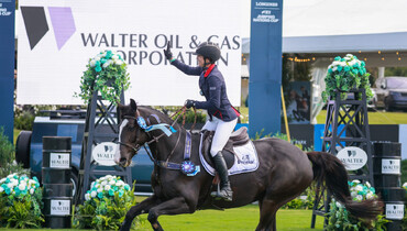 Keri Potter and Bisou are best in $77,300 CSI2* San Juan Capistrano International Grand Prix