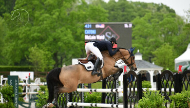 Ward claims third consecutive win in $38,700 FEI 1.45m jump-off at 2023 Old Salem Farm Spring Horse Shows