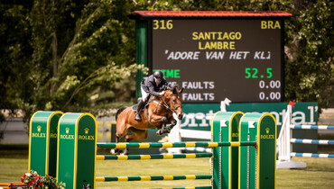 A win for Santiago Lambre and J'Adore van het Klinkhof on day one of the ‘Continental’, presented by Rolex