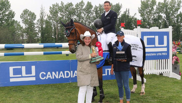 Conor Swail and Gamble win the Canadian Utilities CSI2* Grand Prix at Spruce Meadows