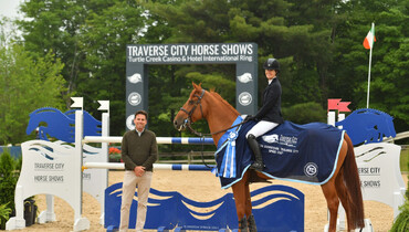 Third time's the charm for Alison Robitaille in $38,700 Downtown Traverse City CSI3* speed