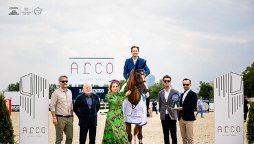 Martin Fuchs and  Zaffiro Blu di Franciacorta with Saturday's biggest win in Sopot