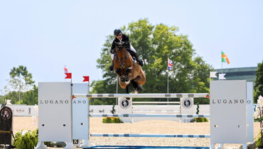 A promising partnership for Shane Sweetnam and Gilona AO with win in $100,000 1.50m Lugano Diamonds Grand Prix CSI3*