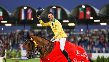 “You have to believe”: Yuri Mansur and Miss Blue-Saint Blue Farm win the Turkish Airlines Prize of Europe at CHIO Aachen
