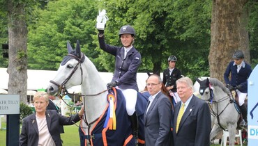 Kathi Offel and Alberto Michan leading riders in Wiesbaden