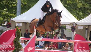 Laura Renwick and Abdelkebir Ouaddar leading riders in Bourg-en-Bresse