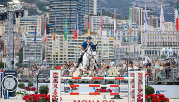Denis Lynch and Cornets Iberio race to first place at Longines Global Champions Tour of Monaco