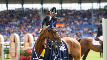 Jana Wargers and Dorette give everything to win the RWE Prize of North Rhine-Westphalia at CHIO Aachen