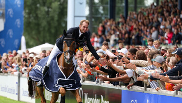 Richard Vogel and Cepano Baloubet take it up a notch in the CSIO5* 1.55m Allianz Prize at CHIO Aachen