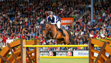 Nicola Philippaerts‘ Pandora van de Kruishoeve wins the Sparkassen Youngsters Cup Final at CHIO Aachen
