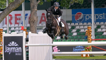 Tiffany Foster and Battlecry best in the CSI5* 1.55m Jayman BUILT Cup  at Spruce Meadows 'North American' 2023