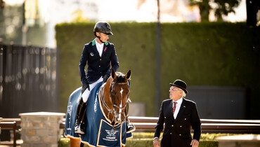 Friday's biggest win at Longines Tops International Arena to Denis Lynch and Hunter