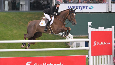 Tiffany Foster and Electrique top the CSI5* 1.50m Scotiabank Cup at Spruce Meadows