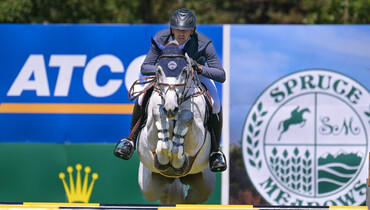 Nayel Nassar and Coronado victorious in the $1,000,000 CSI5* 1.60m ATCO Queen Elizabeth II Cup at Spruce Meadows