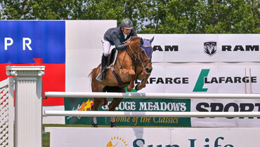 Robert Blanchette and Chardonnay best in the Sun Life Derby at Spruce Meadows