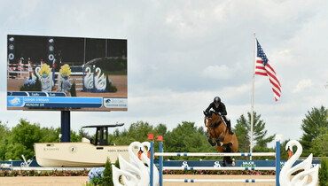 Conor O’Regan and Mendini DR sail away in $38,700 Elk Rapids Marina CSI3* Welcome Stake