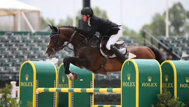 Sweetnam and Cyklon 1083 prove too quick to catch in the FEI Speed Stake