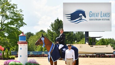 Darragh Kenny and Eddy Blue claim debut Grand Prix win in $77,300 CSI2* Grand Prix