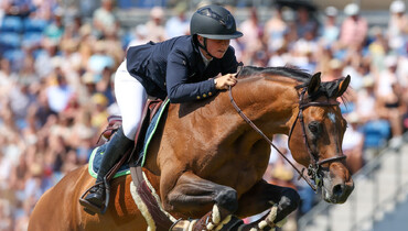 Sanne Thijssen and Con Quidam RB win the CSI4* 1.60m Montblanc Grand Prix in Moerzeke