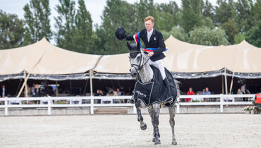 Matt Garrigan and Quantum Robin V deliver the only double clear to win the CSIO4* Grand Prix of Prague