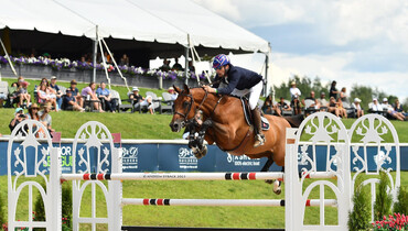 Karl Cook and Caracole de La Roque climb the ranks with $145,100 CSI3* Grand Prix win