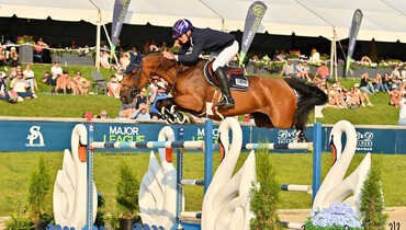 Karl Cook scores $414,300 CSI5* Grand Prix victory with Kalinka Van’t Zorgvliet