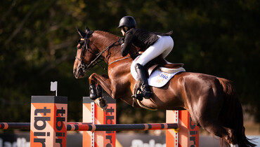Foster and Electrique charge to victory in CSI3* Steel-Craft Doors 1.50m