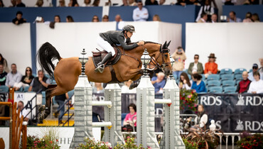 Bertram Allen and Edison de Hus win the CSIO5* 1.50m Dublin Stakes sponsored by H5 Sport Horses