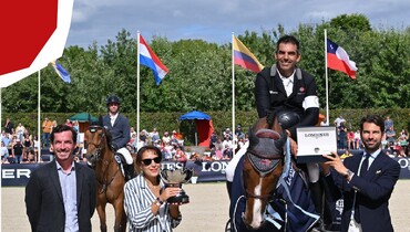 Mariano Martinez Bastida and Belano vd Wijnhoeve Z best in CSI4* 1.55m Grand Prix Longines de la Région Normandie