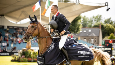 Francois Xavier Boudant and Brazyl du Mezel bring the Longines International Grand Prix of Ireland back to France