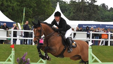 Robert Whitaker with Friday's biggest win at Bolesworth