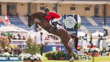 Thrills and spills from day two of the FEI Jumping European Championship 2023