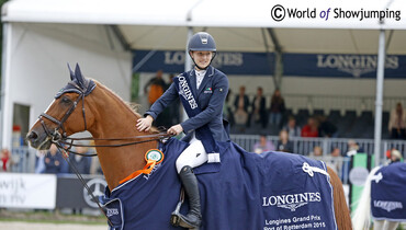 Lucy Davis on fire in the Longines Grand Prix Port of Rotterdam