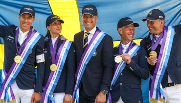 Sweden secures triple of team titles in Milan
